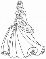 Cinderella Principesse Cenerentola Principessa Colora Prinzessin Ariel Tiana Stampare Cartoni Animati Cinderela Princesas sketch template