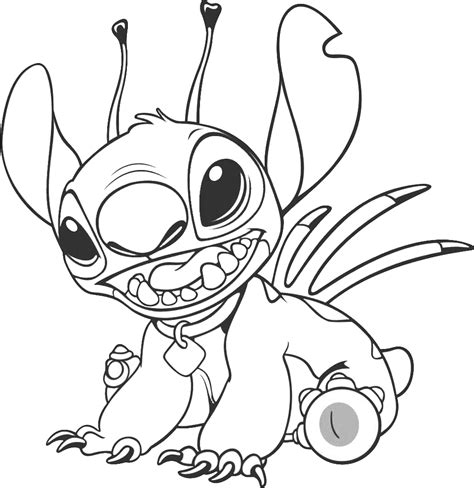 stitch coloring pages bestofcoloringcom