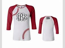 monogram baseball shirt monogram softball shirt raglan baseball shirt