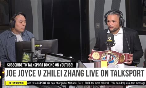Joe Joyce Vs Zhilei Zhang An Old Fashioned Meeting Of Big Punching