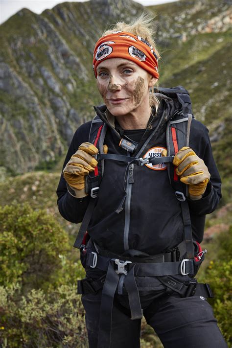 bear grylls mission survive was tough for big softie michelle collins