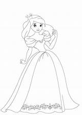 Prinsessen Prinses Verjaardag Kleurplaten sketch template