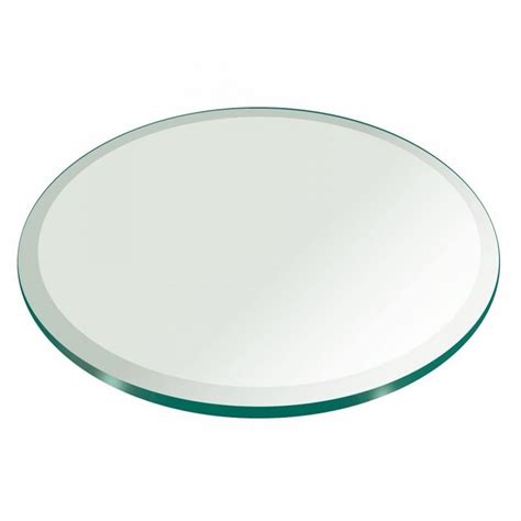 24 Inch Round Glass Table Top 1 4 Inch Thick Clear Tempered Glass With