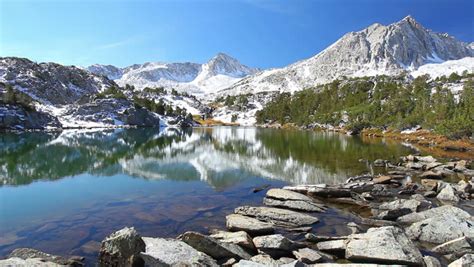 crystal clear mountain lake snowy mountain stock footage video  shutterstock