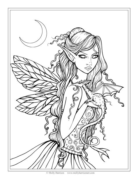 fairy coloring pages coloringrocks dragon coloring page fairy