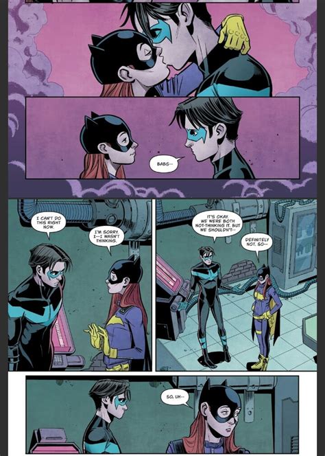 for the love of nightwing starfire or batgirl dick grayson comic vine