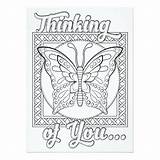 Thinking Coloring Cards Printable Color Sympathy Pages Card Template Good Sheets Ornamentals Feel Own Result Greeting Book Choose Board Templates sketch template