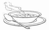 Coloring Pages Soup sketch template