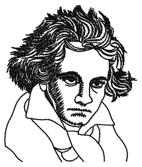 talented musician ludwig van beethoven coloring pages  place  color