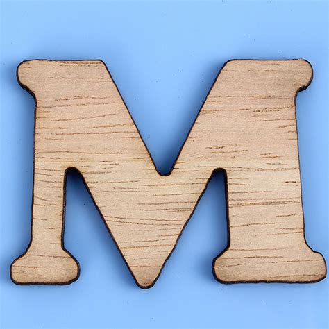 cm thick decorative wooden mdf cut single alphabet letters
