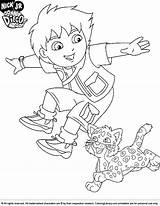 Go Diego Coloring Pages Kids Sheets Library Cartoons Popular Coloringlibrary sketch template
