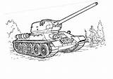 Tank Coloring Pages Printable Kids sketch template