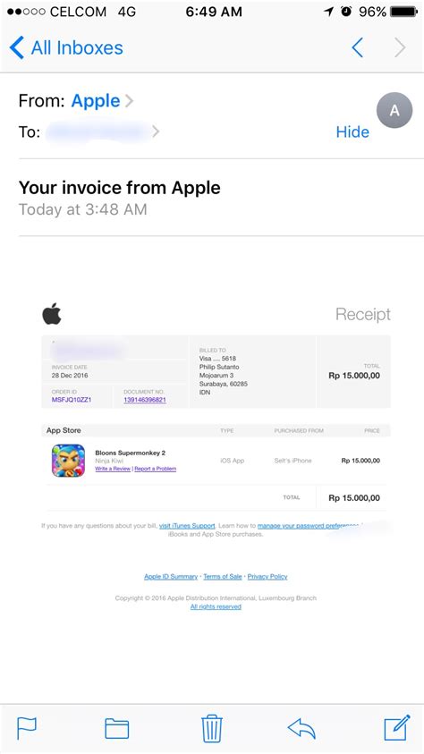 invoice  apple apple community