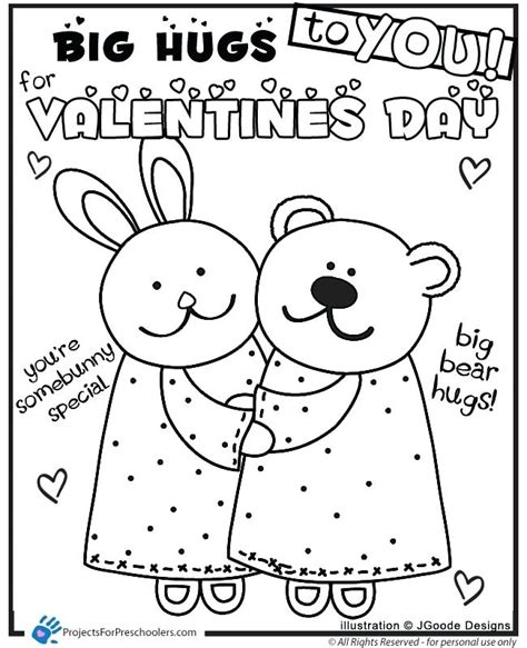 valentine coloring pages  preschool  getcoloringscom