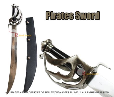 29 scimitar pirate cutlass sword with leather sheath pirate sword