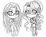 Coloring Pages Anime Friends Bff Color Printable Print Special Getcolorings sketch template