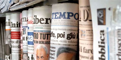 italian newspapers giornali italiani italia mia