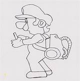 Luigi Luigis Haunted Divyajanani Fc08 Ohh Gameboy sketch template