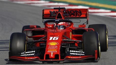 pre season testing charles leclerc fastest