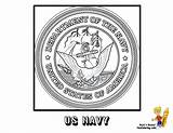 Coloring Pages Military Navy Logo Marine Army Emblems Clipart Ship Corp Seal Print Sheets Flag Insignia Kids Gif Popular Seals sketch template