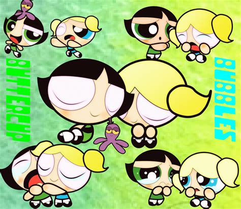 Bubbles And Buttercup By J5ajj Powerpuff Girls Book Origami Cartoon
