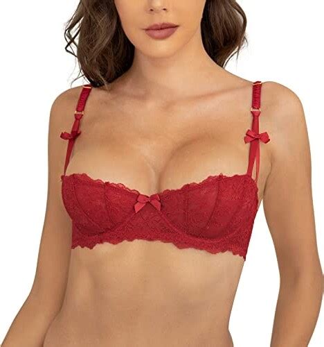 sexy code 1701 women s lumiere lace unlined balconette demi cup