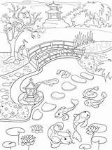 Japanese Pagoda Drawing Coloring Pages Japan sketch template