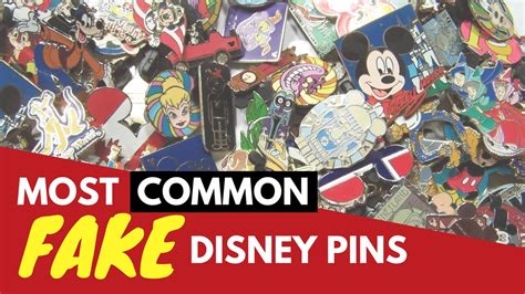 most common fake disney pins youtube