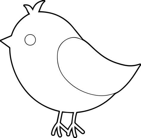 simple bird coloring page wecoloringpage bird coloring pages