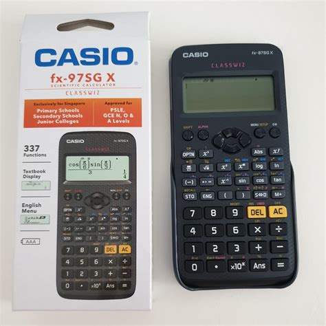 casio fx sg  scientific calculator classwiz electronics   carousell