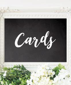 rustic chalkboard wedding sign package printable instant