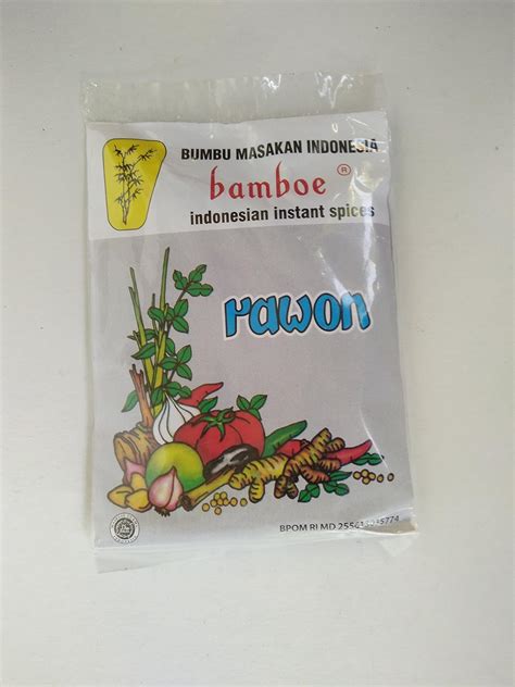 amazoncom bamboe bumbu rawon local packaging  gram pack   grocery gourmet food