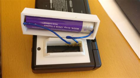 repairs   print nintendo ds lite   battery  case hackaday