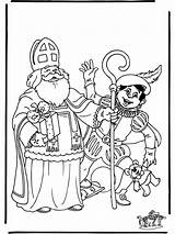 Sinterklaas Nicolae Colorat Kleurplaten Cadouri Sankt Planse Nikolaus Anzeige Advertentie Jetztmalen sketch template