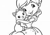 Strawberry Shortcake Coloring Pages Getdrawings Print sketch template