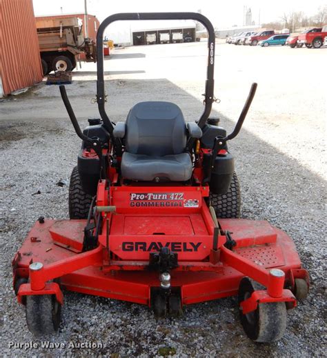Gravely Pro Turn 472 Ztr Lawn Mower In Moberly Mo Item Fi9555 Sold