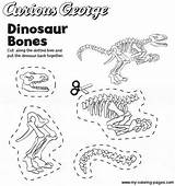 Dinosaur Activities Printables Kids Bones Printable Coloring Preschool Dinosaurs Skeleton Crafts Fun Worksheets Cut Pages Worksheet Dino Pbs Craft Curious sketch template