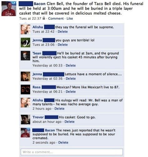 eight hilarious facebook posts and conversations