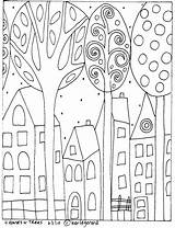 Gerard Karla Relajarse Paesaggi Vorlagen Boyama Inverno Klimt Coloriages Hooking Imprimer Chango Okul Muzik Esliginde Yapimi Artistico Schema Template sketch template
