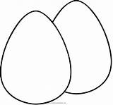 Uova Ayam Telur Mewarnai Ultracoloringpages Stampare Menggambar Eggs Paud sketch template