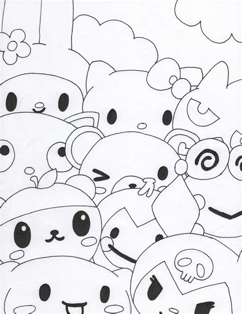 printable kuromi coloring pages printable coloring pages