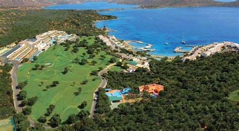 porto elounda golf spa resort  trous compact en grece lecoingolf