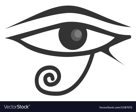 Egyptian Eye Of Horus Eye Ra Royalty Free Vector Image