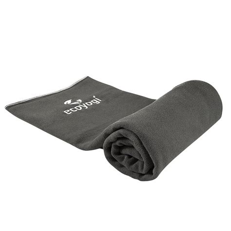 ecoyogi hot yoga handdoek grijs bolcom