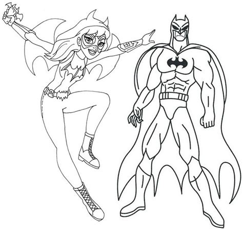 enchanting batgirl coloring pages  kids coloring pages