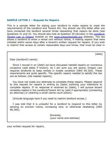 landlord letter samples  ms word pages google docs ms
