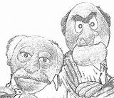Muppets Statler Waldorf sketch template