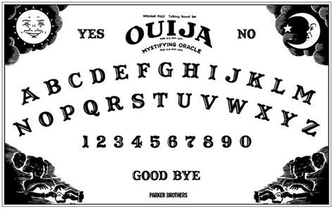 printable ouija board halloween sideshow pinterest