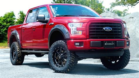 2018 lifted red ford f 150 truck ford f150 ford trucks ford f150 fx4
