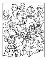 Dollies Raggedy Walsh sketch template